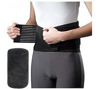 Hitchuey Soporte elástico para espalda para alivio de escoliosis y ciática, soporte lumbar ajustable unisex, cinturón transpirable para alivio del dolor de espalda y prevención de lesiones (M)