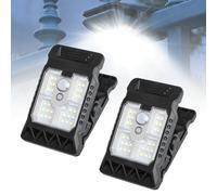 HItianya 2026 New Clamp on Solar Motion Light, Clip on Solars Motions Sensor Lights Outdoor, Solar Clip Light with Motion Sensor & 3 Modes, IP65 Waterproof, for Garden, Garage, Yards (2, LED)