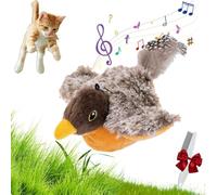 HItianya Flappy Chase, Flappy Bird Cat Toy, Flying Bird Cat Toy, Cat Bird Toy, Flaping Bird Cat Toy with Chirp, Automatic Tapping to Simulate Chirping, Flappychase Interactive Cat Toy for Indoor (D)