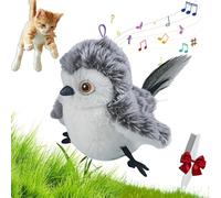 HItianya Flappy Chase, Flappy Bird Cat Toy, Flying Bird Cat Toy, Cat Bird Toy, Flaping Bird Cat Toy with Chirp, Automatic Tapping to Simulate Chirping, Flappychase Interactive Cat Toy for Indoor (C)