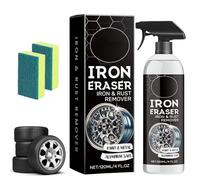 HItianya Iron Eraser Rust Remover Spray, Iron Powder Remover & Rust Remover Spray,Iron Powder Remover, Fast-Acting Iron Spray for Cars, Wheels, and Metal Surfaces (1PCS)