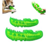 HItianya Slow-Feed Chew & Fetch Crocodile Dog Toy, Juguete de alimentación Lenta con dispensador de golosinas de cocodrilo, Lindos Juguetes masticables de cocodrilo (L + S)
