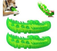 HItianya Slow-Feed Chew & Fetch Crocodile Dog Toy, Juguete de alimentación Lenta con dispensador de golosinas de cocodrilo, Lindos Juguetes masticables de cocodrilo (L * 2)
