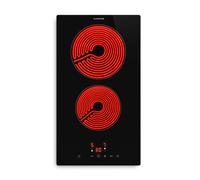 Hito 30cm Placa Vitrocerámica 2 Fuegos Negro