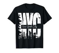 Hito Angustiado del Horizonte de la Ciudad de Nueva York Camiseta