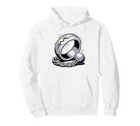 Hito De Matrimonio Bodas Plata 25 Anos Insignia Medalla Sudadera con Capucha