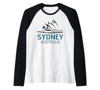 Hito de Sydney Opera House Australia Camiseta Manga Raglan