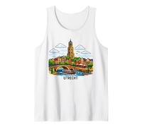 Hito de Utrecht Países Bajos Canal City Camiseta sin Mangas