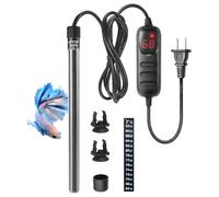 HITOP Mini calentador sumergible para acuario - 25 W 50 W 100 W 200 W 300 W pequeño calentador para pecera de 1 a 75 galones con pantalla LED (300 W)