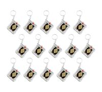 Hitopin 15PCS Mini Llavero Corán, Llavero Islámico, Llavero Musulmán, Islámico Colgante llavero Musulmán, Vintage Religioso Llavero, para llaveros, Mochilas, Decoración del Coche y Colgante (Plateado)