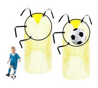 Hitopin 2 Piezas Red de Destino de fútbol, Accesorios para portería de fútbol con Marco, Objetivo de fútbol con Correas Ajustables, Red de Objetivo de Fútbol, para Entrenamiento de Tiro de fútbol