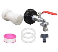 Hitopin Adaptador de Depósito IBC, Adaptador de Tanque Grifo, Adaptador de tanque IBC, Adaptador Depósito 1000 L, Adaptador Bidon 1000 L, adaptador Para Tanque Para Conectar A La Salida Estándar