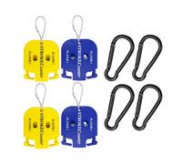 Hitopin Contador de Golf, 4 Piezas Contador de Puntuación de Golf para 2 Jugadores, Contadores de Golpes de Golf, Contador de Puntuaciones de Golf, para Golf y Juegos de Pelota (Azul, Amarillo)
