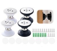 Hitopin Tope Puerta Magnetico Silicona Retenedor, 4 Piezas Retenedor Puerta Autocaravana, Blanco Tope de Puerta Magnetico Autocaravanas, Puerta Magnetico Silicona, Para Puerta de Caravana Caravana