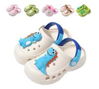 Hitopteu Zuecos Mules Niño Niña Respirable Sandalia de Playa y Piscina Verano Zapatos de Jardín Blanco 140 EU 21-22