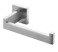 HITSLAM Portarrollos Papel Higiénico Baño Acabado Cepillado, 304 Acero Inoxidable, Porta Rollos para La Cocina y El Haño, Portarollos de Papel Higiénico Premium Montaje en Pared (Cuadrado)