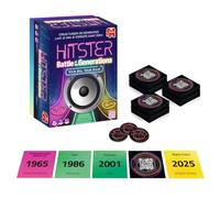 Hitster Battle of The Generations - Juego de Mesa de Fiesta Musical con 420+ Canciones a lo Largo de los años, 3 épocas de Vinilo a Cassette y Streaming - Cuestionario Conectado a la aplicación para
