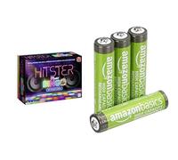 Hitster Bingo, Juego de Cartas Musical [ES], & Pilas AAA Recargables Amazon Basics 4 unid, 850mAh