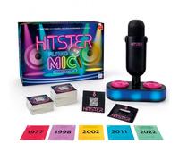 Hitster Flying Mic - Juego de reacción Musical para Adultos de 225 Hits, NL | Juego de mesa y cartas lúdicas para fiestas, noches de juegos, amigos, familia - juego de música y reacción para 2-10