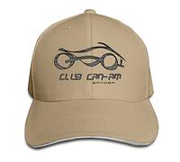 Hittings Can Am Spyder Logo Snapback Hats/Gorra De Béisbol Hats/Peaked Natural