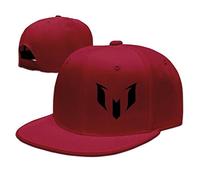 Hittings Messi Logo Adjustable Snapback Flat Béisbol Tiene/Caps Red