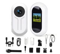 Hittriu Cámara de acción para el pulgar de 360°, mini cámara corporal de vlogging, clip magnético, grabadora de video HD 1080P, gran angular de 120°, duración de la batería de 2 horas, pantalla LCD de