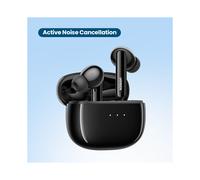 (HiTune T3 Negro) HiTune T3 ANC Auriculares inalámbricos TWS Bluetooth 5.2 Auriculares con cancelación activa