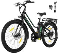 HITWAY Bicicleta Eléctrica, 27,5" E Bike, Motor 250W, Batería Extraíble 36V 13 Ah, 50-100 km,App,Bicicleta eléctrica Urbana para Adultos Unisex