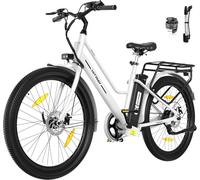 HITWAY Bicicleta Eléctrica, 27,5" E Bike, Motor 250W, Batería Extraíble 36V 13 Ah, 50-100 km,App,Bicicleta eléctrica Urbana para Adultos Unisex