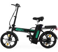 HITWAY Bicicleta eléctrica Ebike Bicicletas urbanas Plegables, batería de 36V12Ah/36V8,4Ah, Motor de 250W, Alcance hasta 35-70km