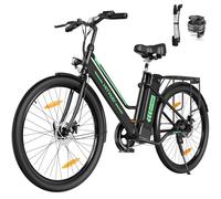 HITWAY Bicicletta Elettrica 26” Bici Elettrica Adulto City E-Bike con Li-Batteria 36V/8,4Ah,Motore 250W,MAX 25km/h,Fino a 35-70km,ebike Pedalata Assistita,Donna Uomo