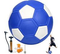 HIULLEN Balón de Futbol Curvo Tamaño 5, Balon Futbol con Curvas y Efectos, Pelota Curva para niños con Bomba de Aire, Aguja de Aire y Bolsa para Entrenamiento y Actividades al Aire, Azul