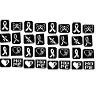 HIV Aids Collections (plantilla de tatuaje de cinta de SIDA VIH c2)