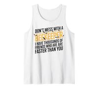 Hive Bees Honeybee Honeycomb Don't Mess with A Beekeeper Camiseta sin Mangas