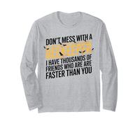 Hive Bees Honeybee Honeycomb Don't Mess with A Beekeeper Manga Larga