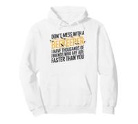 Hive Bees Honeybee Honeycomb Don't Mess with A Beekeeper Sudadera con Capucha