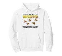 Hive Bees Honeybee Honeycomb Don't Mess with A Beekeeper Sudadera con Capucha