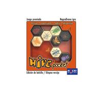 Maldito Games- Hive Pocket Juego de Mesa de Estrategia Abstracta para 2 Jugadores, Edición de Viaje con Bolsa y Expansiones Mosquito y Mariquita, Juego de Mesa Familiar a Partir de 8 Años (MLDG154597)