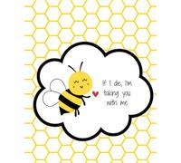 Hive Vibe Bumblebee Composition Notebook - Bee Wisdom: Hive Vibes Bumblebee Series by Vine Street Design Company - 7.5" x 9.25", College Ruled, 100 Pages