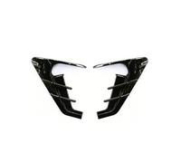 Hiverni 2 Piezas de Cubierta Panel ala Lateral Coche Antipolvo para alerón flancos para Tesla para Modelo 3 Y 2021(Bright Black)