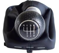 Hiverni Funda protectora para palanca de cambios manual coche,funda para maletero,collar para A3 S3 2001-2003, 5/6 velocidades(Silver-6 Speed)