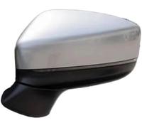 Hiverni Para CX5 Para CX-5 2017~2020 8 pines Conjunto de espejo retrovisor exterior coche(SILVER_L)
