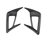 Hiverni para Focus para Hatchback para MK4 2019 2020 2 Piezas de Cubierta Marco lámpara luz antiniebla Trasera Coche con patrón Fibra