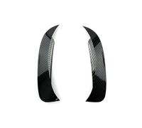 Hiverni para Mercedes para Benz GLA X156 GLA45 GLA220 GLA260 2013-2018 Parachoques Trasero Divisor alerón Lateral para Cubierta de ventilación, Pegatina(Carbon Texture)