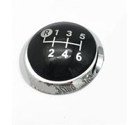 Hiverni Para TOYOTA Para Corolla 1.8MT 2007-2013 Para AVENSIS Para YARIS D4D Para RAV4 Tapa de emblema palanca cambios 5/6 velocidades(6 Speed Black)