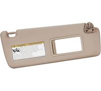 Hiverni para Toyota para Highlander 2004-2007 Panel con Espejo Parasol Delantero(Beige Right)