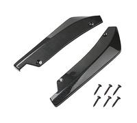 Hiverni Parachoques Delantero y Trasero Universal para Coche,difusor de alerón,Divisor,Protector contra arañazos,Aletas Fibra Carbono(Carbon Fiber)