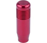 Hiverni Perilla de cambio manual 8,5 cm para coche, palanca cambios aluminio universal, perilla, decoración para(Rojo)