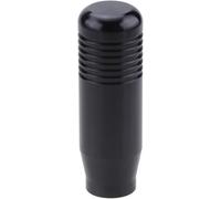 Hiverni Perilla de cambio manual 8,5 cm para coche, palanca cambios aluminio universal, perilla, decoración para(Negro)