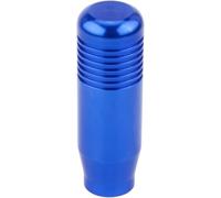 Hiverni Perilla de cambio manual 8,5 cm para coche, palanca cambios aluminio universal, perilla, decoración para(Azul)